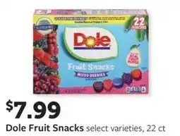 Fareway Dole Fruit Snacks offer
