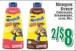 Trade Fair Supermarket Nesquik syrup offer