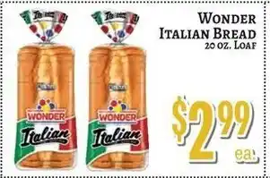 Trade Fair Supermarket Wonder Italian Bread offer