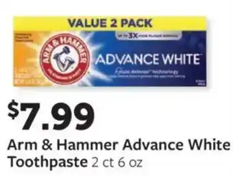 Fareway Arm & Hammer Advance White Toothpaste offer