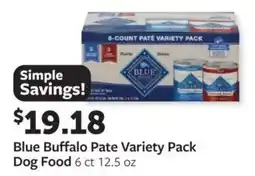 Fareway Blue Buffalo Pate Variety Pack offer