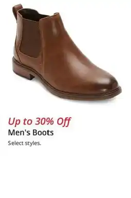 JC Penney Men's boots offer