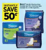 Dollar General Breeze Maxi Pads offer