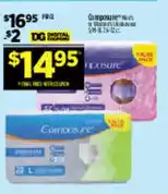 Dollar General Tampax Compofit tampons offer