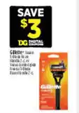 Dollar General Gillette Fusion 5 Blade Razor offer