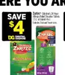 Dollar General Children's Zyrtec offer