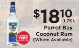 ShopRite Parrot Bay Coconut Rum offer