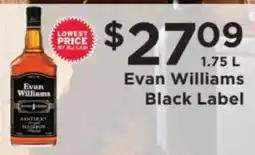 ShopRite Evan Williams Black Label offer