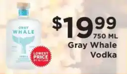 ShopRite Gray Whale Vodka offer