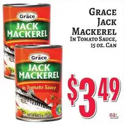 Trade Fair Supermarket Grace jack mackerel in tomato sauce offer