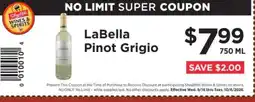 ShopRite Labella Pinot Grigio offer