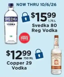 ShopRite Svedka Vodka offer