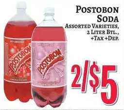 Trade Fair Supermarket Postobon soda offer