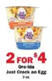 Schnucks Ore-ida Just Crack an Egg offer