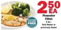Schnucks Flounder Fillet offer