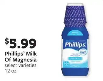 Fareway Phillips' milk of magnesia offer