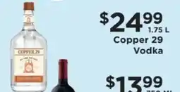 ShopRite Copper 29 Vodka offer