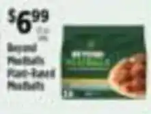 Pioneer Supermarkets Beyond Plant-Based Meatballs offer