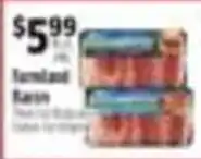 Pioneer Supermarkets Farmland Bacon offer