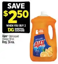 Dollar General Ajax Dish Liquid offer