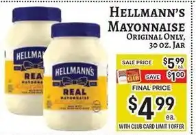 Trade Fair Supermarket Hellmann's mayonnaise offer