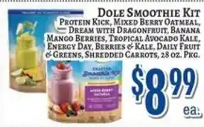 Trade Fair Supermarket Dole smoothie kit offer