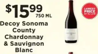 Decoy Sonoma County Chardonnay & Sauvignon Blanc