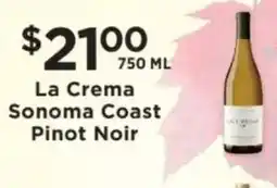 ShopRite La Crema Sonoma Coast Pinot Noir offer
