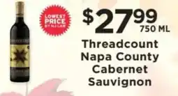 ShopRite Threadcount Napa County Cabernet Sauvignon offer