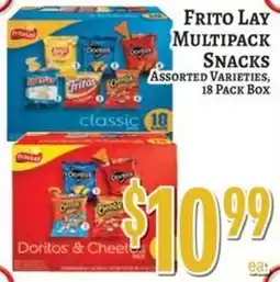 Trade Fair Supermarket Frito Lay multipack snacks offer