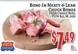 Trade Fair Supermarket Bone-In Meaty & Lean Chuck Bones offer