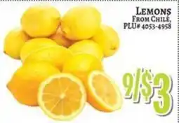 Trade Fair Supermarket Lemons From Chile offer