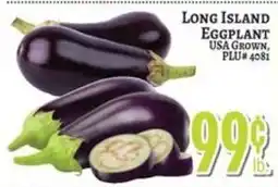 Trade Fair Supermarket Long Island eggplant offer