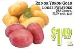 Trade Fair Supermarket Red or Yukon Gold Loose Potatoes offer
