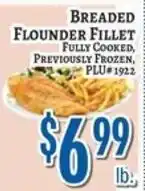 Trade Fair Supermarket Breaded flounder fillet offer