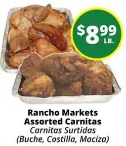Rancho Markets Rancho Markets Assorted Carnitas offer