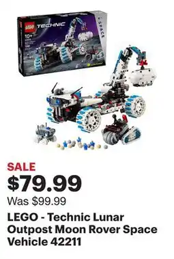 Best Buy LEGO - Technic Lunar Outpost Moon Rover Space Vehicle 42211 offer