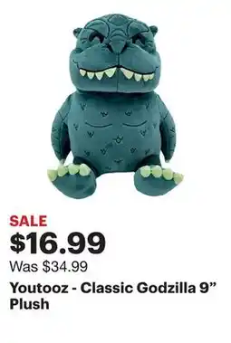 Best Buy Youtooz - Classic Godzilla 9 Plush offer
