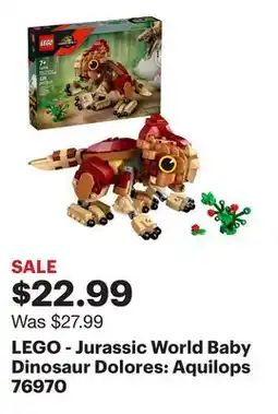 Best Buy LEGO - Jurassic World Baby Dinosaur Dolores: Aquilops 76970 offer