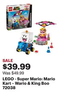 Best Buy LEGO - Super Mario: Mario Kart – Wario & King Boo 72038 offer