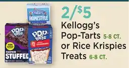 Heinen's Kellogg's Pop-Tarts 5-8 CT. or Rice Krispies Treats 6-8 CT offer