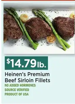 Heinen's Heinen's Premium Beef Sirloin Fillets offer