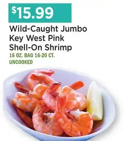 Heinen's Wild-Caught Jumbo Key West Pink Shell-On Shrimp offer