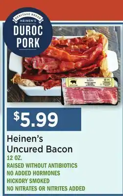 Heinen's Heinen's Uncured Bacon offer