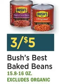 Heinen's Bush's Best Baked Beans offer