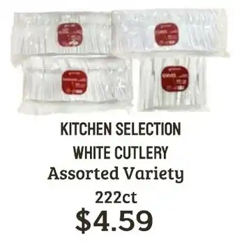 Seven Mile Market Kitchen selection white cutlery offer
