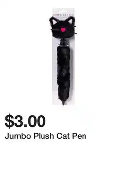 Five Below Jumbo Plush Cat Pen offer