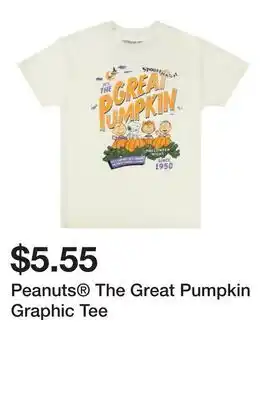 Five Below Peanuts The Great Pumpkin Graphic Tee offer