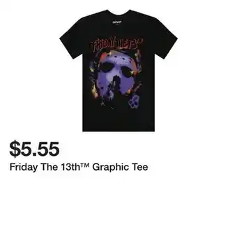 Five Below Friday The 13th Graphic Tee offer