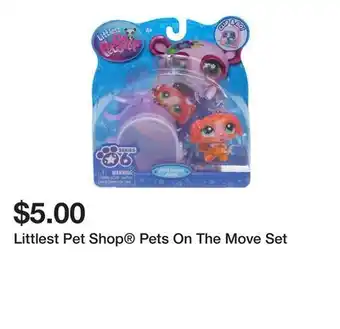 Five Below Littlest Pet Shop Pets On The Move Set offer